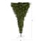 8ft. Pre-Lit Sun Valley Spruce Upside Down Artificial Christmas Tree, Warm White LED Lights
